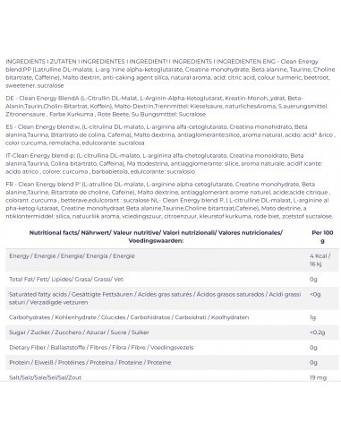 4 CLEANFOODS - PRE WORKOUT - ENERGY - MANGO