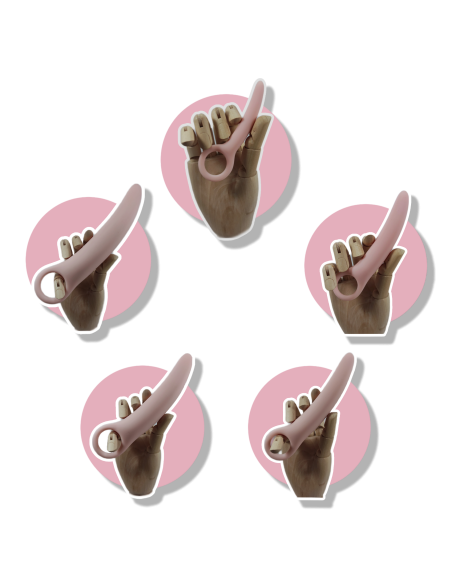 1 Dilatatori Vaginali in Silicone - Uso Terapeutico - Kit da 5